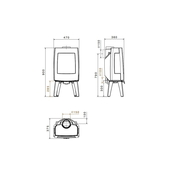 Dovre Sense 103 houtkachel-line_image dovre-sense-103-houtkachel-line_image