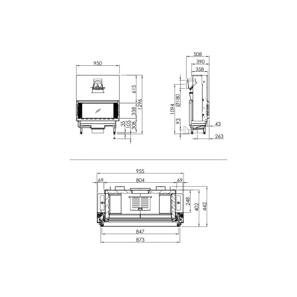 Spartherm Linear Front 73x37 (vaste greep)-line_image spartherm-linear-front-73x37-vaste-greep-line_image