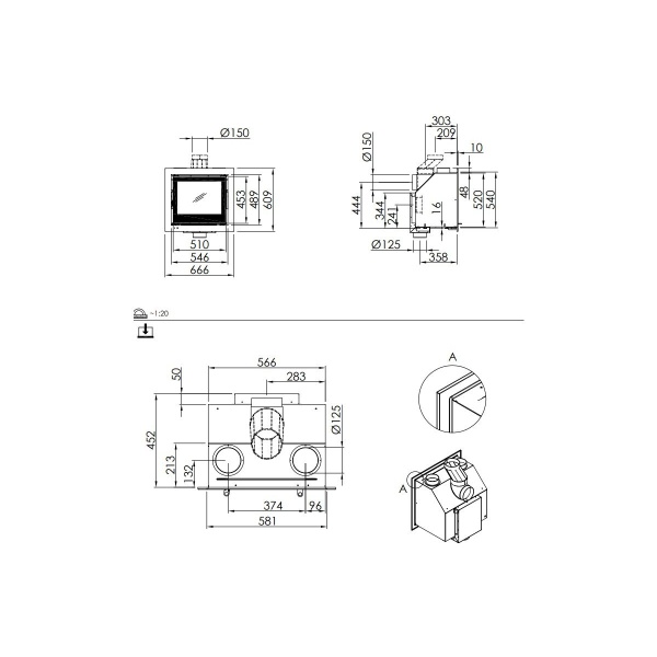 Spartherm Swing Inzet 51x45 (vaste greep)-line_image spartherm-swing-inzet-51x45-vaste-greep-line_image