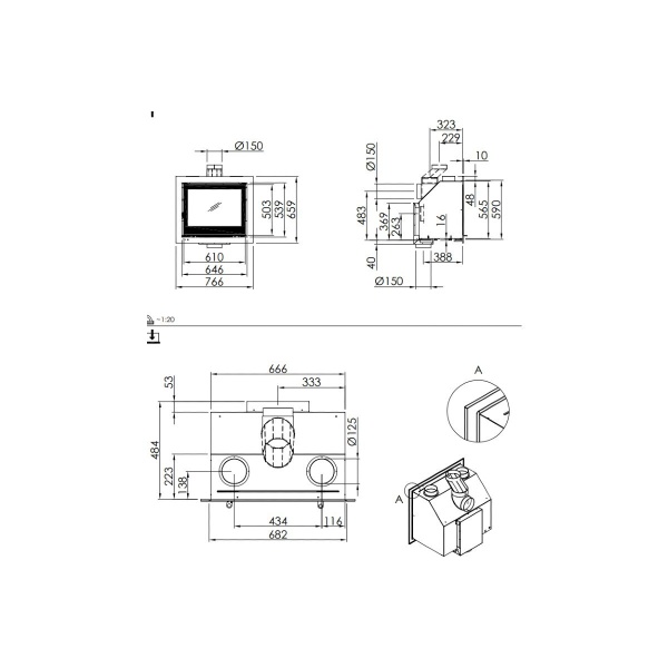 Spartherm Swing Inzet 61x50 (vaste greep)-line_image spartherm-swing-inzet-61x50-vaste-greep-line_image