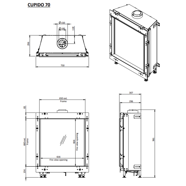 Element4 Cupido 70 realflame burner -line_image element4-cupido-70-realflame-burner-line_image