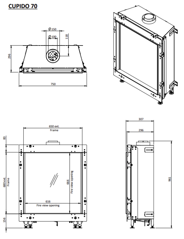 Element4 Cupido 70 realflame burner -line_image element4-cupido-70-realflame-burner-line_image