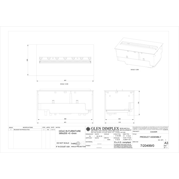 Dimplex Opti-myst Cassette 400 LED elektrische haard (excl. houtset) -line_image dimplex-opti-myst-cassette-400-led-elektrische-haard-excl-houtset-line_image