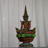 Antieke hout geschilderde Budha - Mi Casa Interieurs