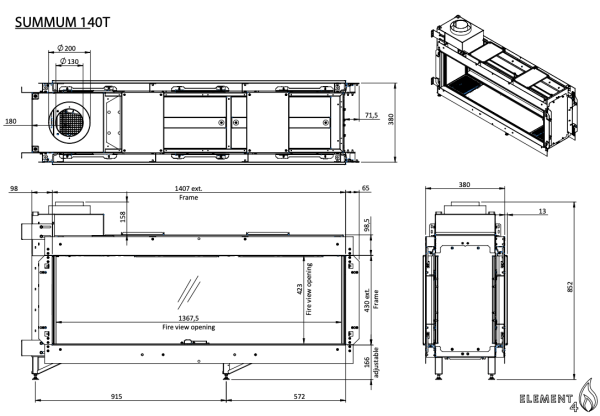 Element4 Summum 140 Tunnel Bio-line_image element4-summum-140-tunnel-bio-line_image