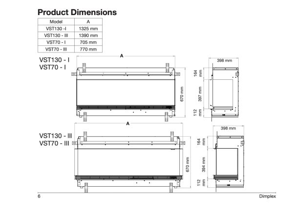 Dimplex Vista 70 I-line_image dimplex-vista-70-i-line_image