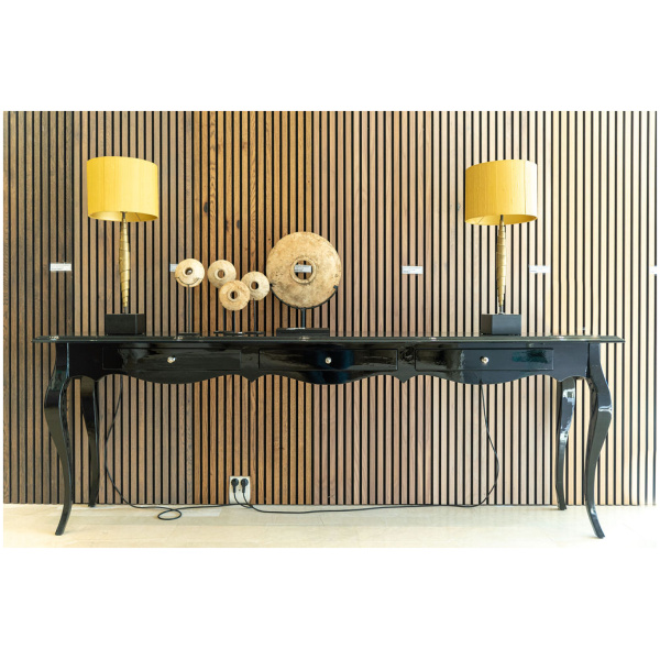 Sidetable zwart hoogglans lak
